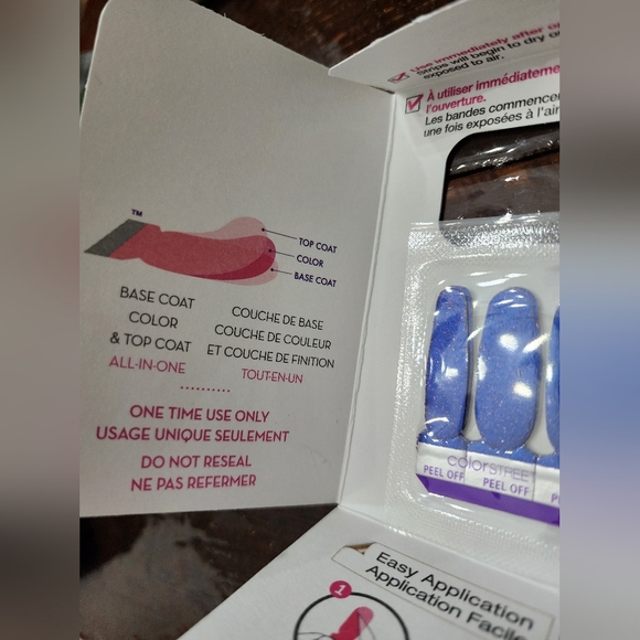 👸💅 NWT Color Street Nail Strips-Packaged Opened- Juneau the Drill - Picture 9 of 10